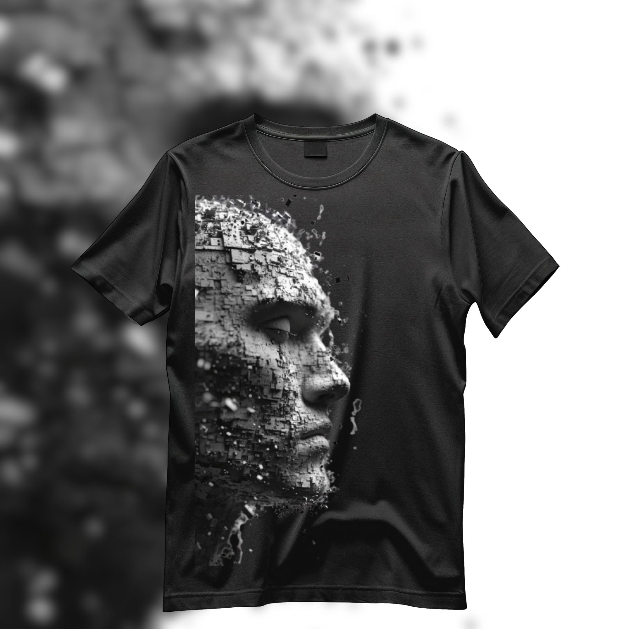 Broken faced , T-shirt-shirtrizz - 