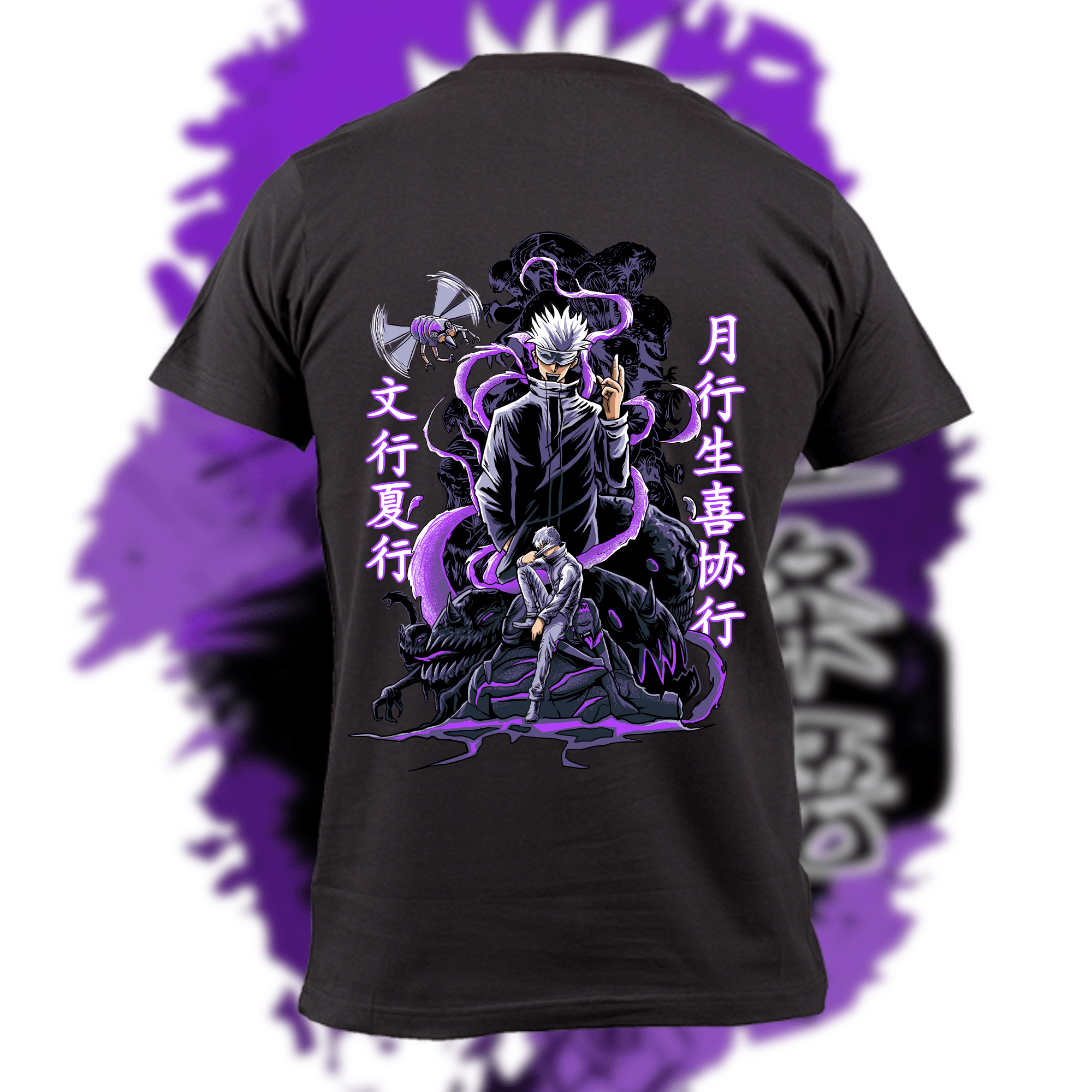 gojo double sided , T-shirt-shirtrizz - 
