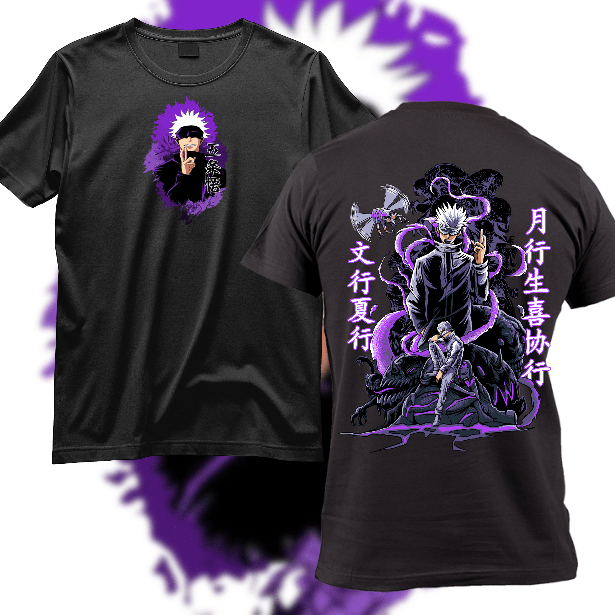gojo double sided , T-shirt-shirtrizz - 